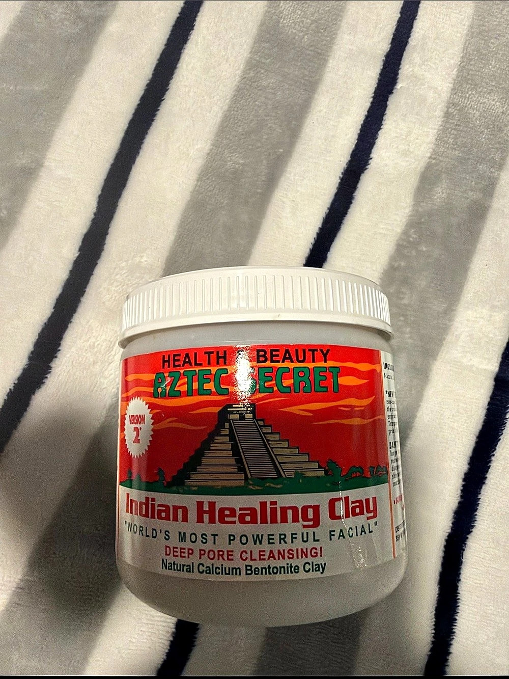 Aztec Secret Indian Healing Clay 1 lb Deep Pore Face Mask NWT